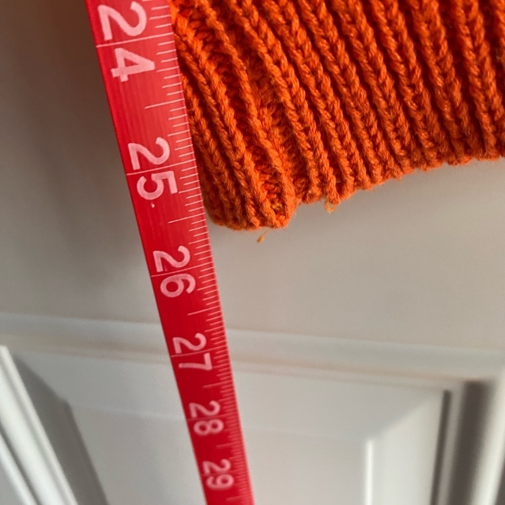 Mondi Vintage Size 38 Sweater Yellow Orange Striped Lemon Design Made In Germany - Picture 6 of 8